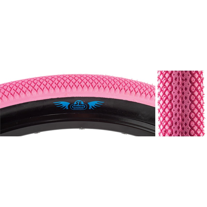29×2.1 SE Racing Speedster BMX Tire – Pink w/ Black Sidewall