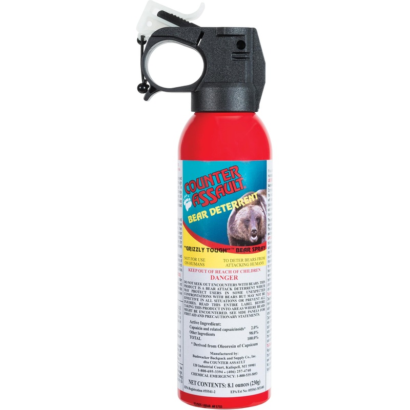 Counter Assault Bear Deterrent 8.1 Oz Bear Spray: Ultimate Animal Safety Protection