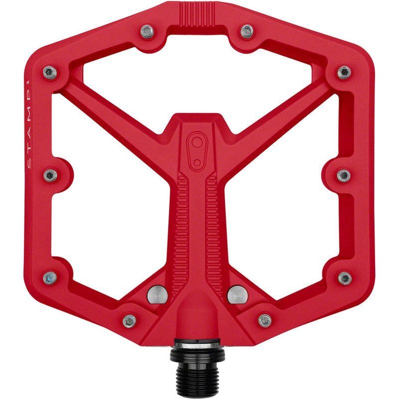 Crankbrothers Stamp 1 Gen 2 Pedals – Platform Composite 9/16 Red Large