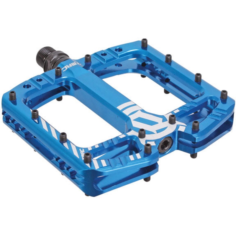 DEITY TMAC Pedals – Platform, Aluminum, 9/16″, Blue