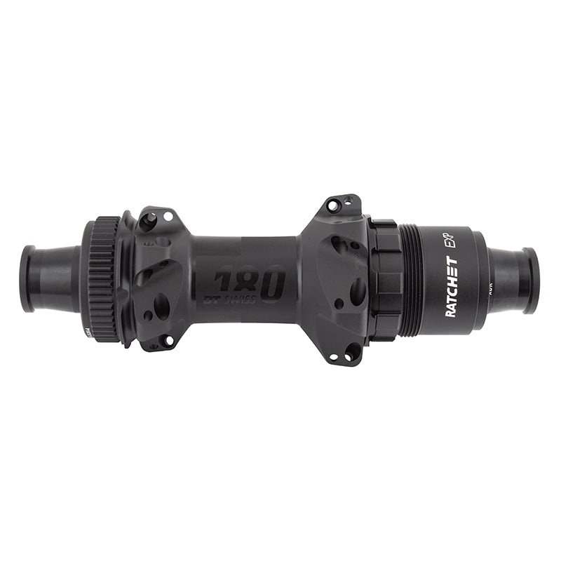 DT Swiss 180 EXP Rear Hub – 12 x 142mm Center-Lock XDR BLK 24H Straight Pull 36pt