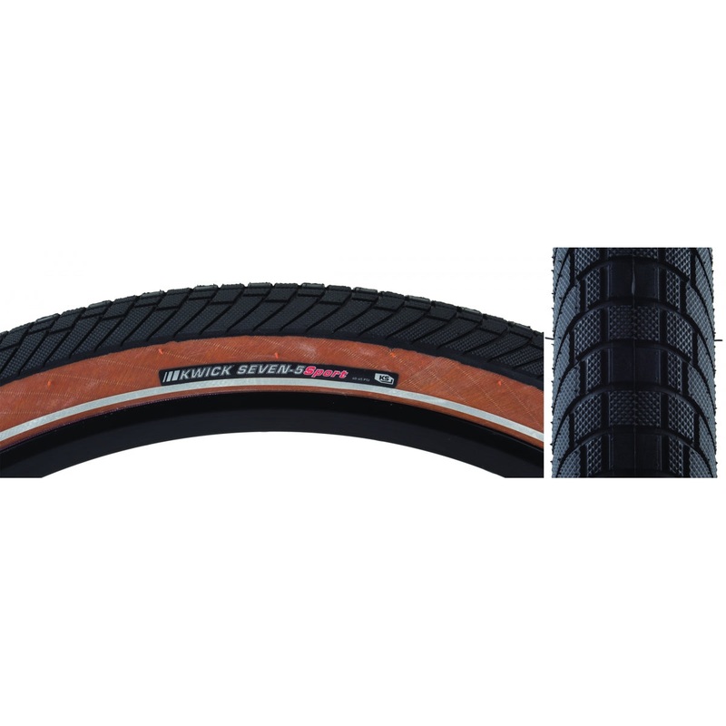 Kenda Kwick Seven.5 Sport 27.5×2.0 Clincher Wire TPI 50 Black/Brn Reflective 213222