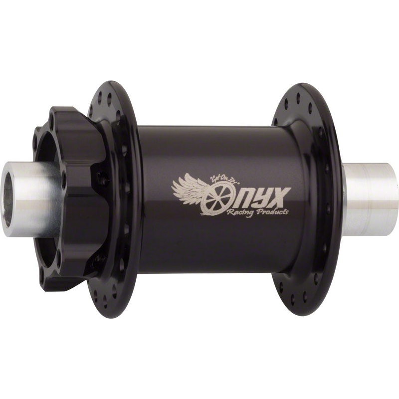 Onyx MTB Front Hub – 15 x 110mm Boost, 6-Bolt, Black