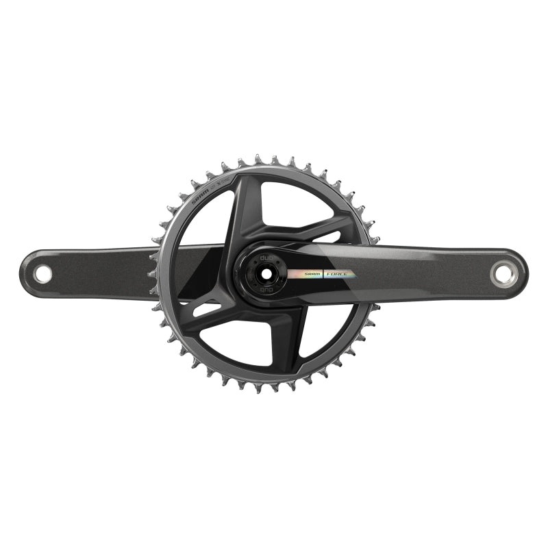 SRAM Force 1 Wide Crankset – 172.5mm 12-Speed 40t Direct Mount DUB Spindle Interface Iridescent Gray D2