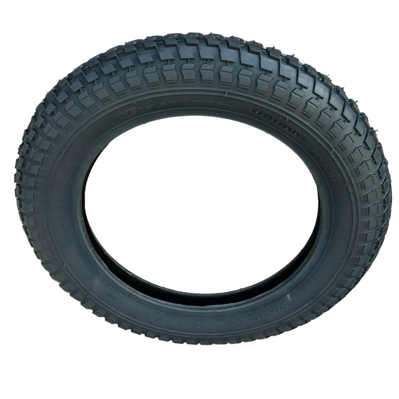12-1/2 x 2-1/4 CST Snakebelly BMX / 12″ Scooter tire – All Black