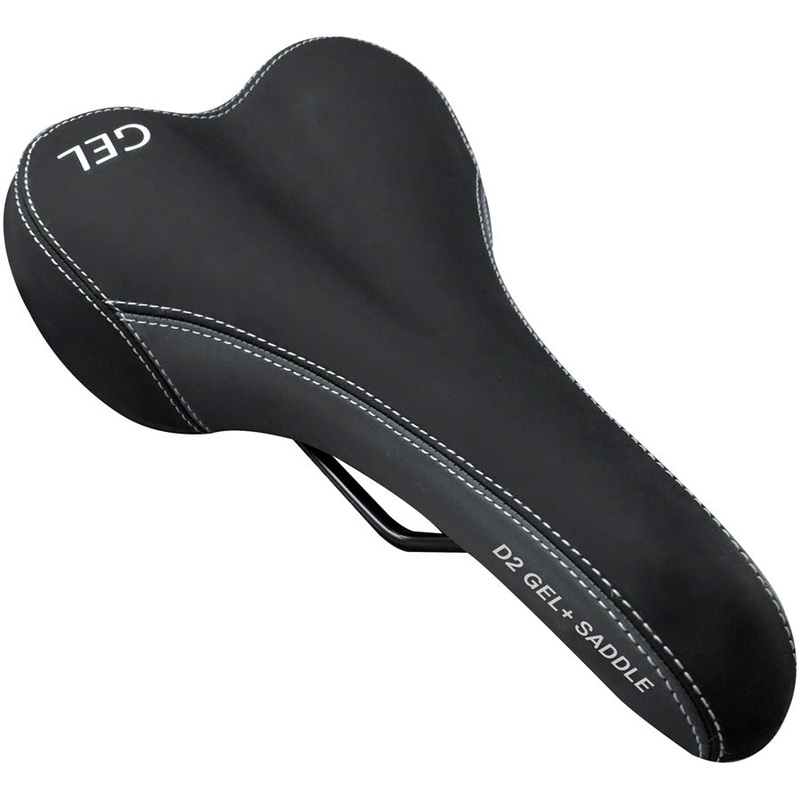 Delta D2 Comfort Gel + Saddle – Steel Black