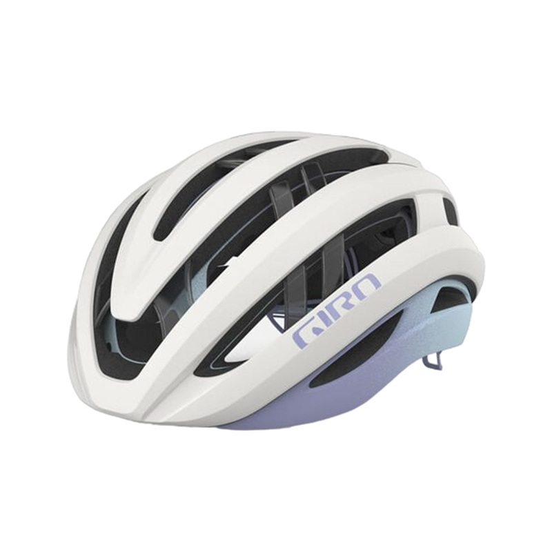 Giro Aries Spherical Road Helmet – Matt White-Light Lilac Fade