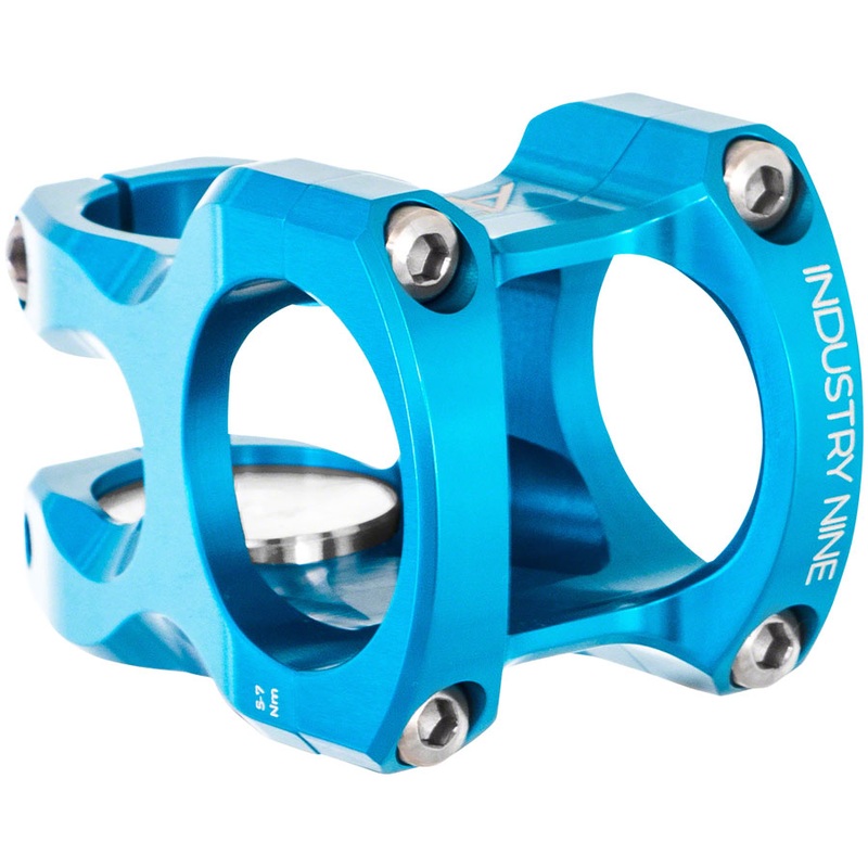 Industry Nine A35 Stem – 50mm 35mm Clamp +/-6 1 1/8″ Aluminum Turquoise
