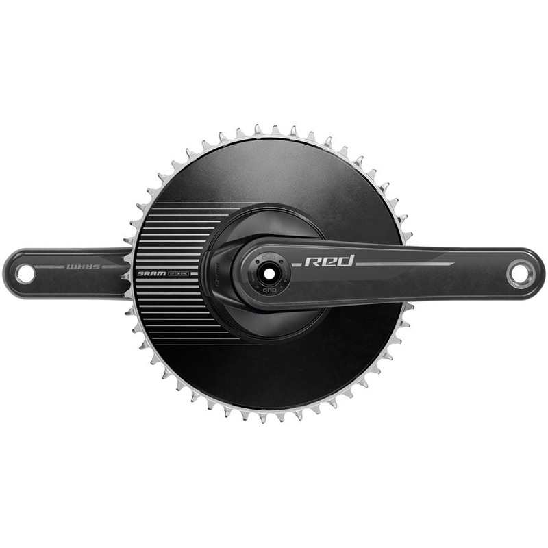 SRAM RED 1 Crankset – 160mm, 12-Speed, 50t Aero Chainring, 8-Bolt Direct Mount, DUB Spindle Interface, Natural Carbon,