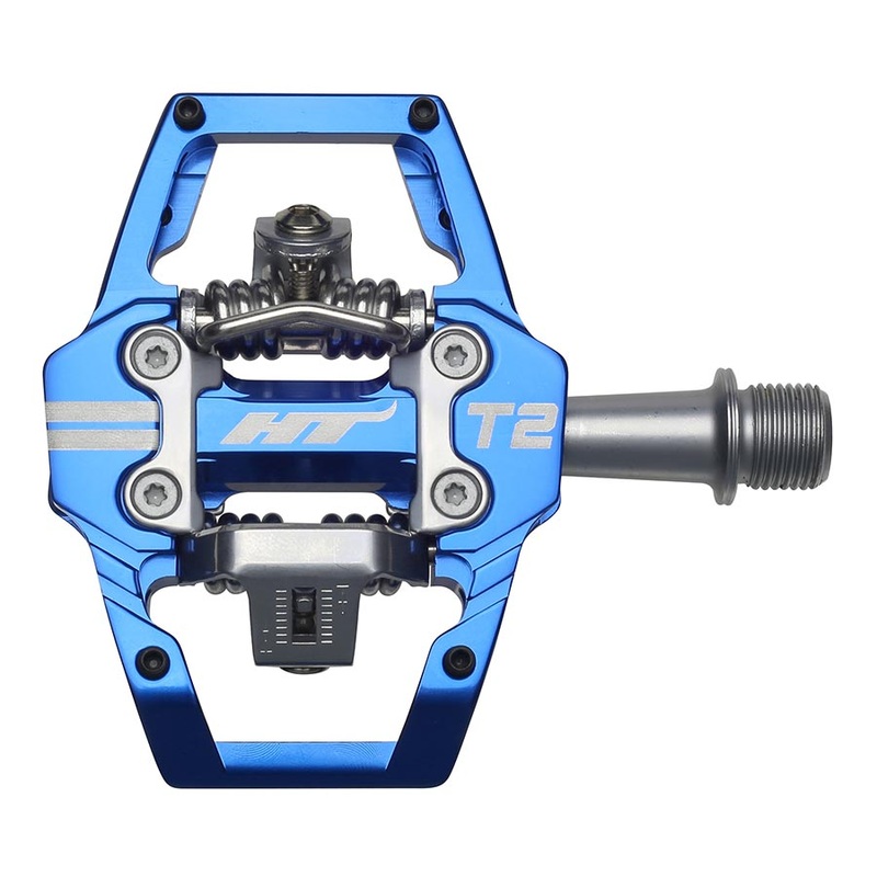 HT Pedals T2 Clipless Platform Pedals CrMo – Royal Blue