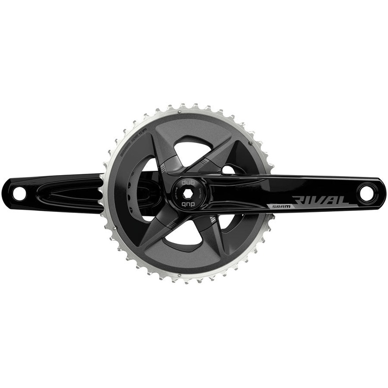 SRAM Rival AXS Wide Crankset – 170mm 12-Speed 43/30t 94 BCD DUB Spindle Interface BLK D1