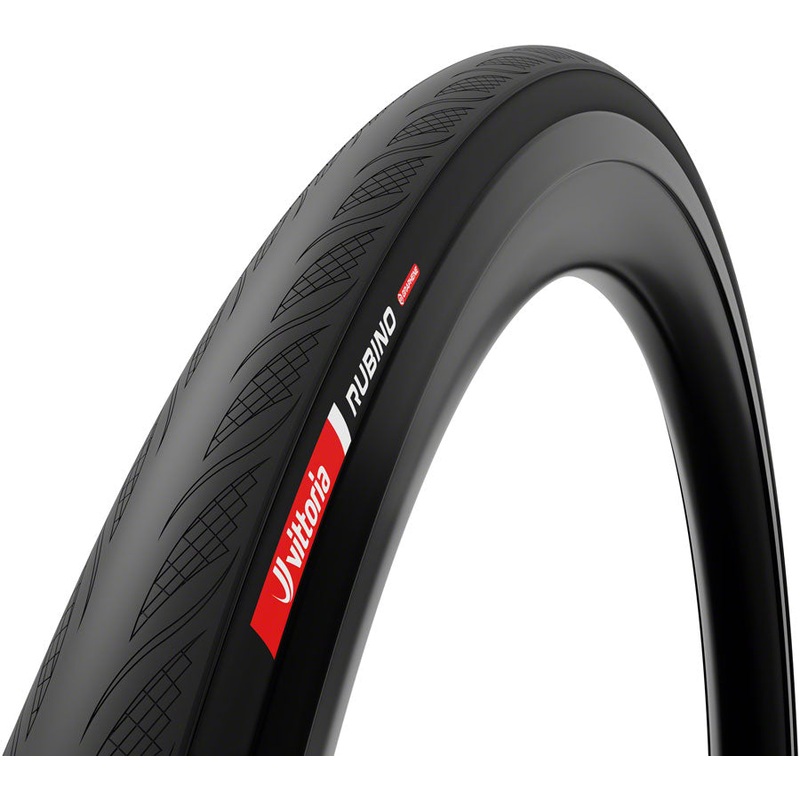 Vittoria Rubino V Tire – 700 x 34 Clincher Folding BLK 1C Graphene + Silica G2.0