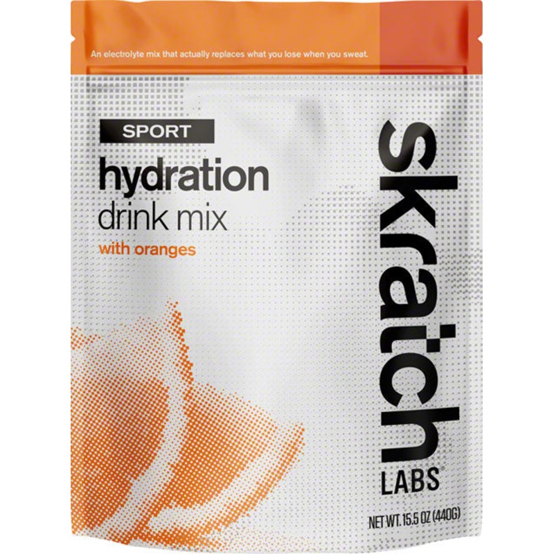 Skratch Labs Hydration Sport Drink Mix – Orange, 20-Serving Resealable Pouch