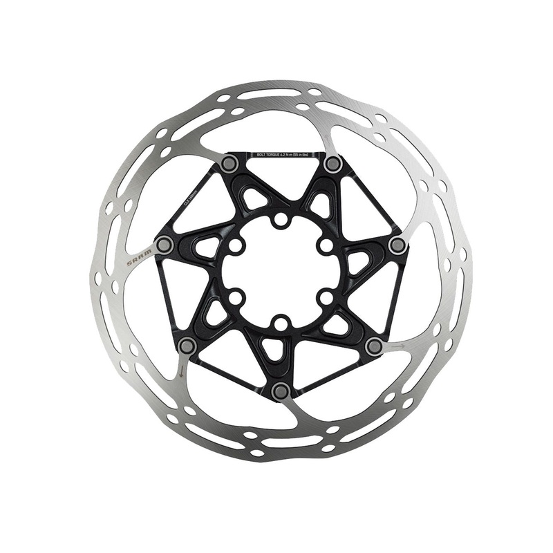 SRAM CenterLine X 2pc 6-Bolt Rotor Rounded Ti 140mm