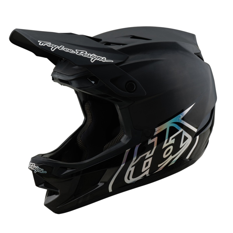 Troy Lee Designs D4 Carbon MIPS BMX Race Helmet-Stealth Black