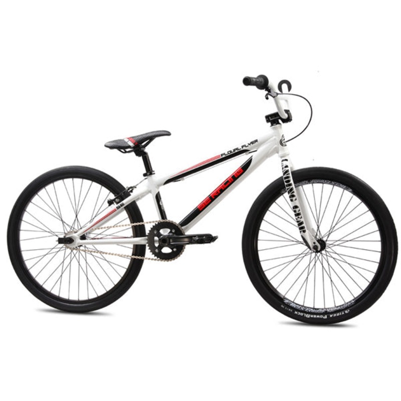 SE Racing Floval Flyer BMX Bike-White-Pro 24″