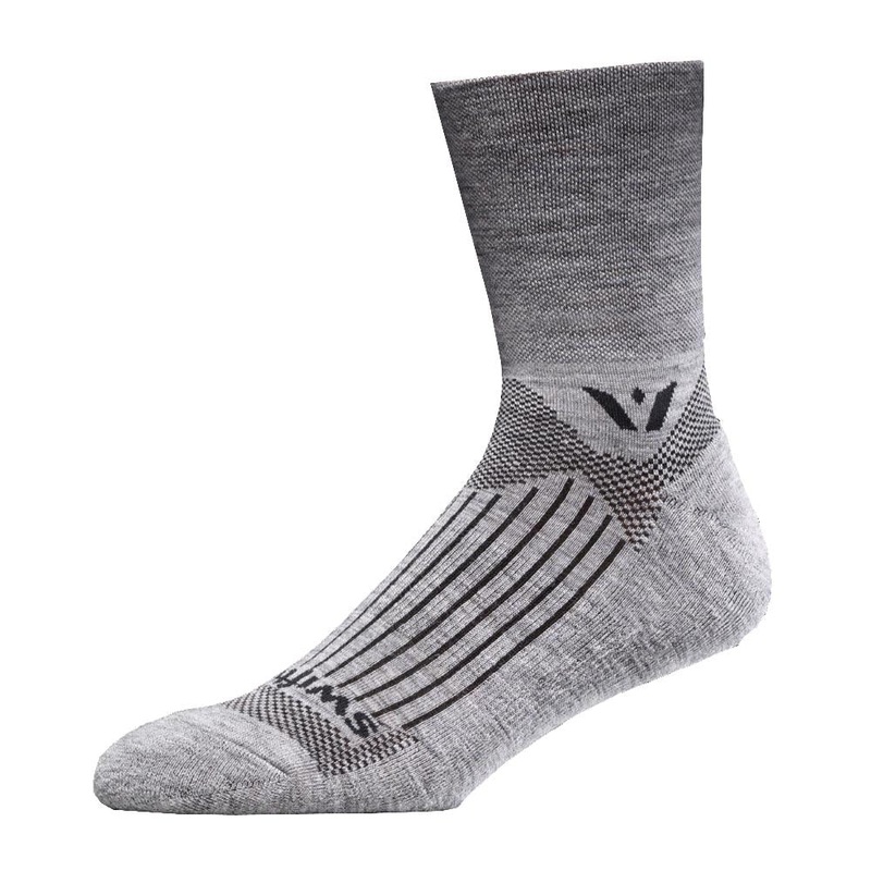 Swiftwick Pursuit Four Compression Sock – Heather Gray