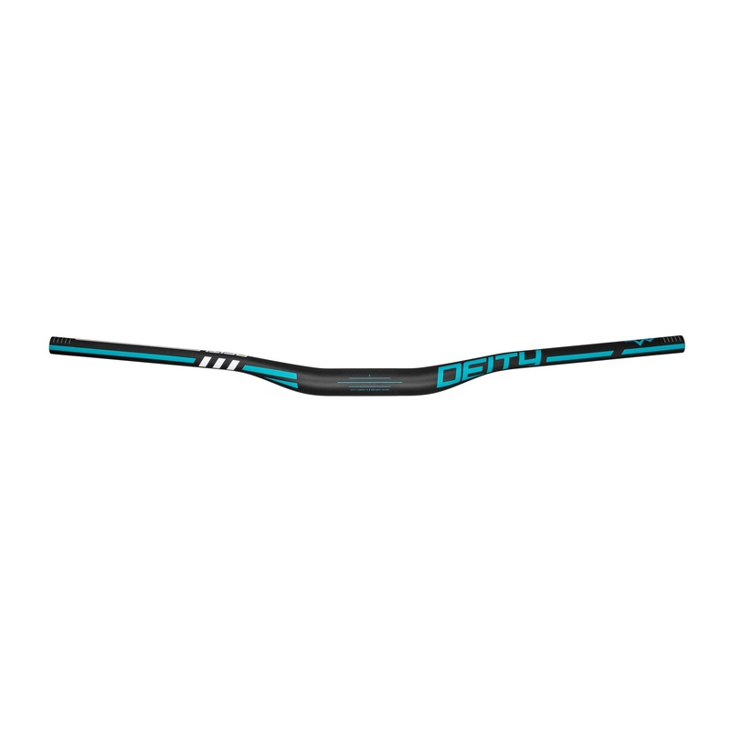 Deity Skywire Carbon Riser Bar (35) 25mm/800mm, Turq NLS