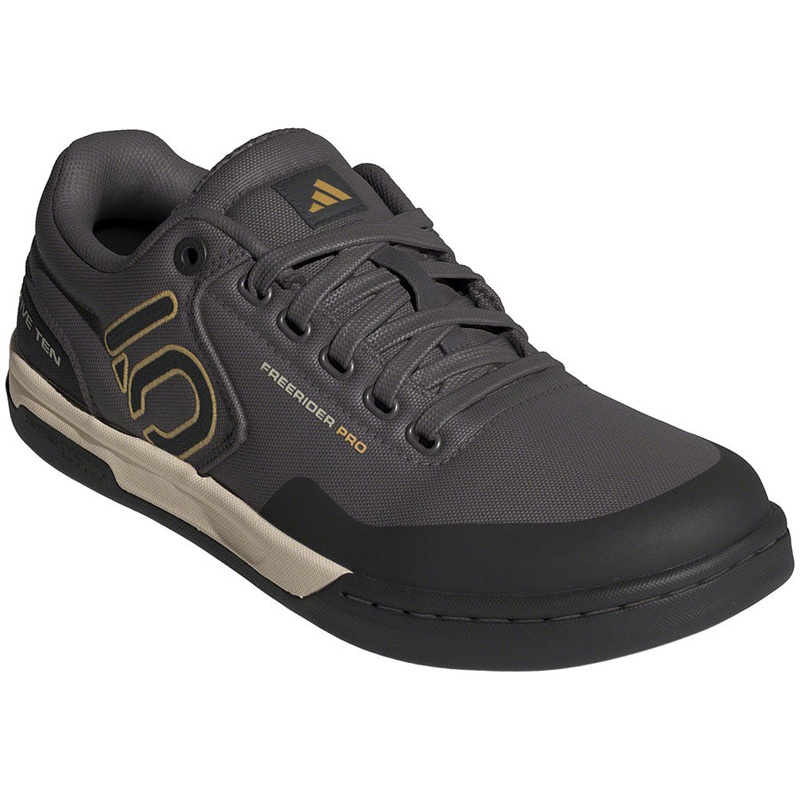 Five Ten Freerider Pro Canvas Flat Shoes – Mens Charcoal/Carbon/Oat 8.5