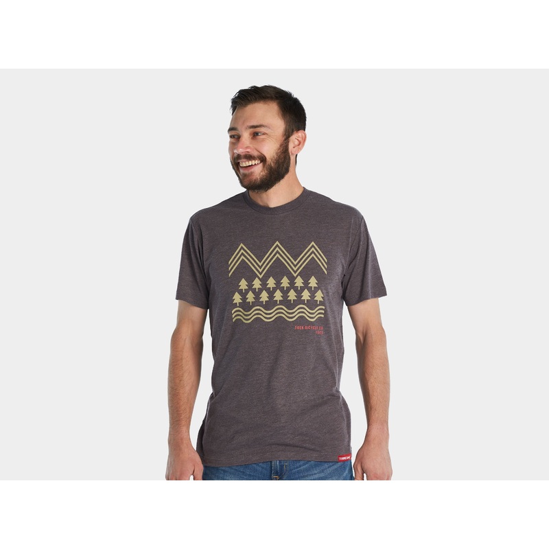 Shirt Trek Wilderness Tee Medium Chocolate Brown