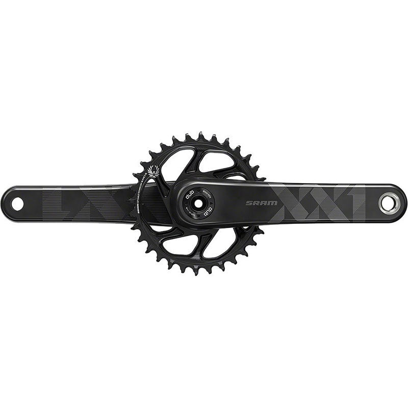 SRAM XX1 Eagle Carbon Fat Bike Crankset – 170mm, 12-Speed, 30t, Direct Mount, DUB Spindle Interface, For 190mm Rear Spacing, Black