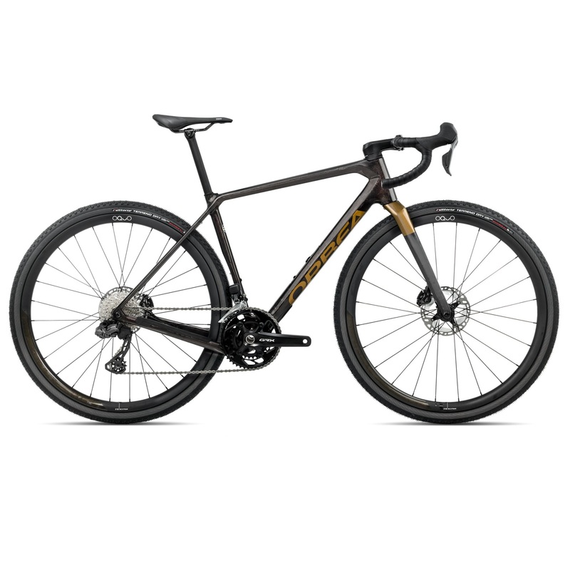2025 Orbea TERRA M20iTEAM Gravel ROAD BIKE – Small, Cosmic Carbon View-Metallic Olive Green (Gloss)