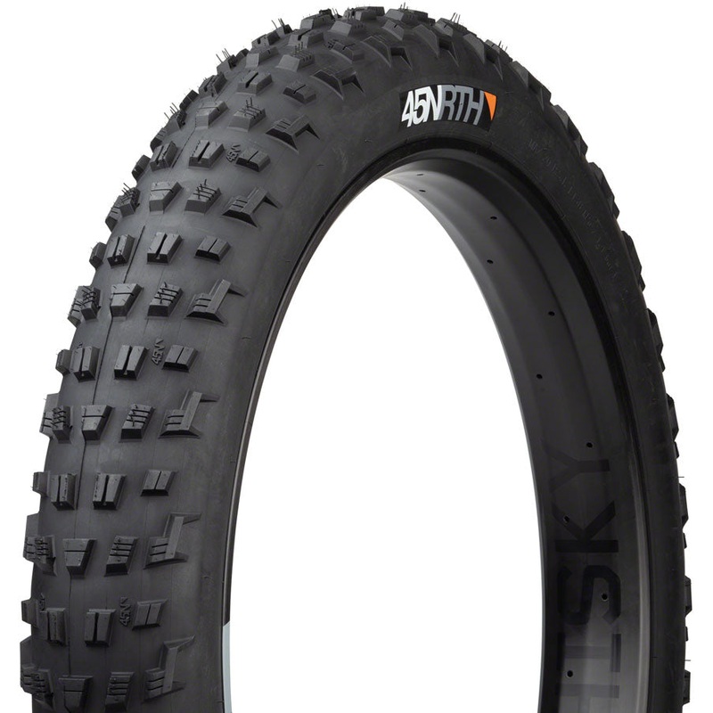 45NRTH Vanhelga Tire – 26 x 4.2 Tubeless Folding Black 120 TPI