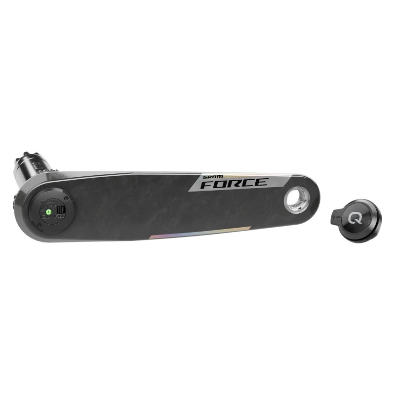 SRAM Force AXS Wide Left Crank Arm Power Meter Spindle Assembly – 160mm 12/13-Speed DUB PM Spindle Carbon E1