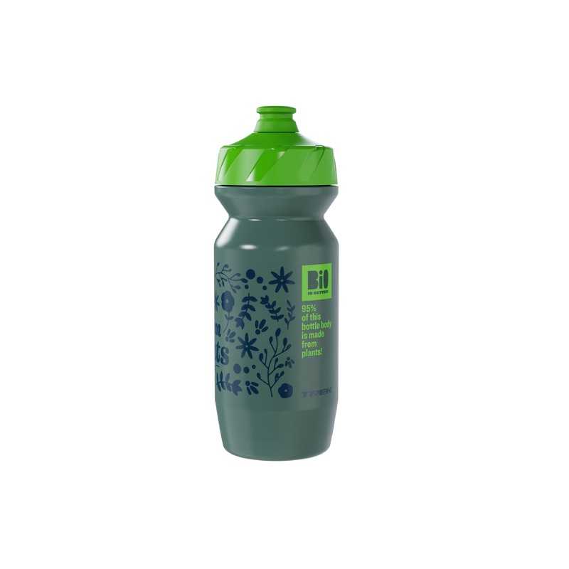 Bottle Trek Voda Bio 21oz Flowers Green/Visibility Green