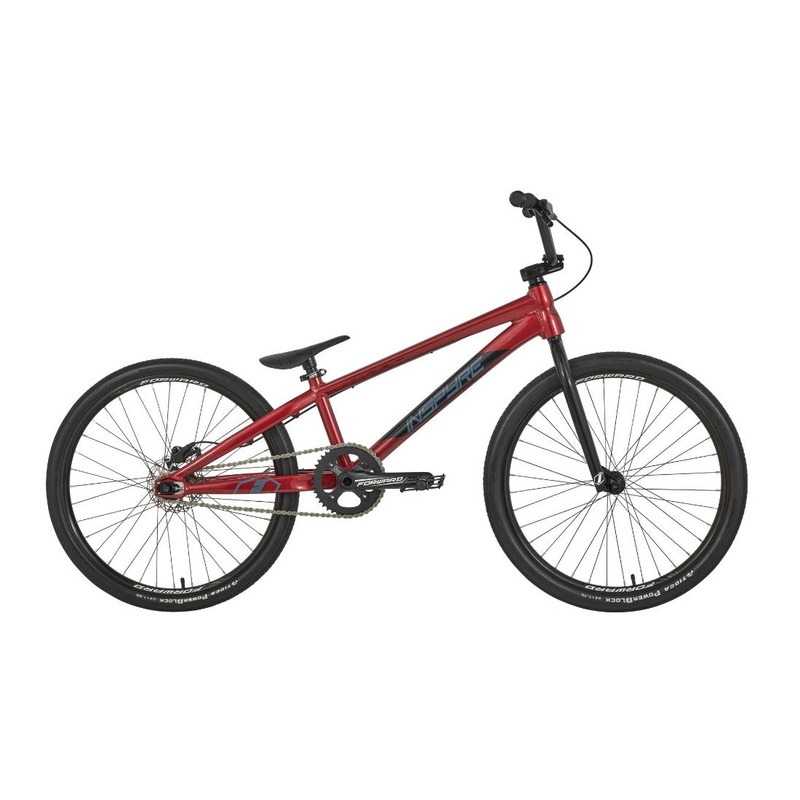 Inspyre Evo Disk Pro Cruiser 24″ 21.85″TT BMX Race Bike-Cherry Red