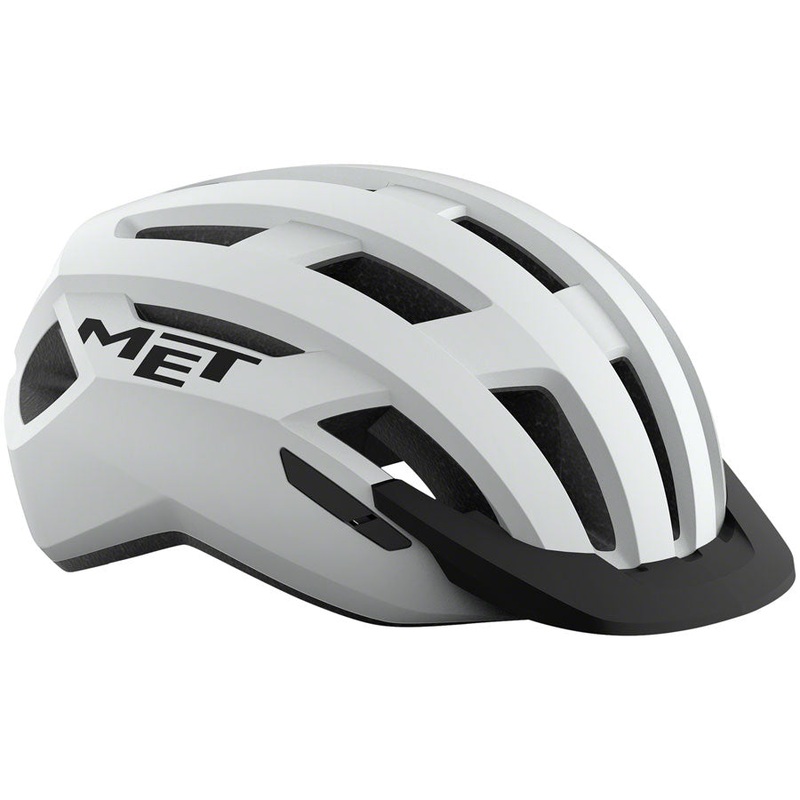 Road Bike Helmet MET Allroad Mips – White Matte, Small