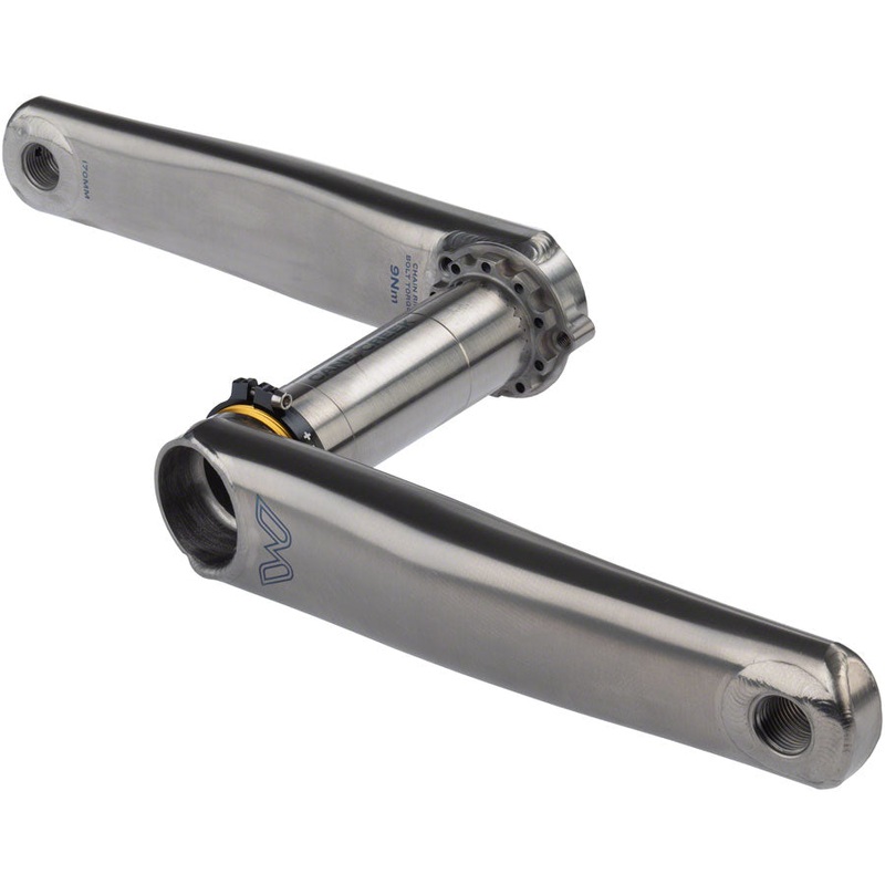 Cane Creek eeWings All-Road Titanium Crankset – 170mm, Direct Mount, 30mm Spindle, Brushed Titanium