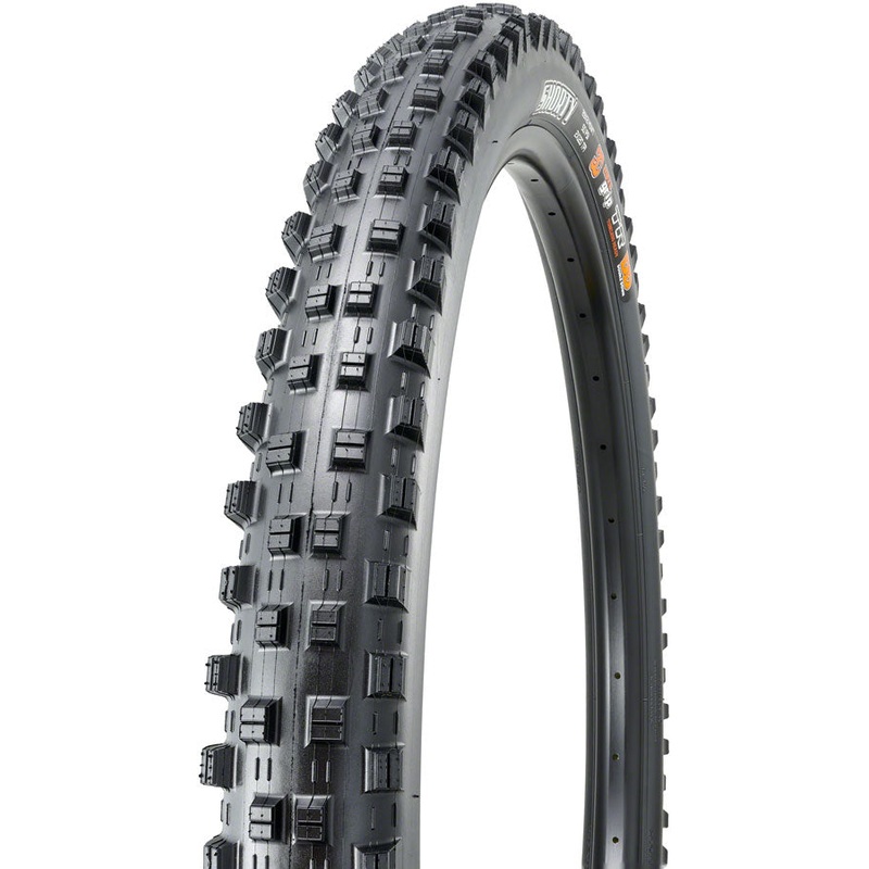 Maxxis Shorty Tire – 27.5 x 2.4, Tubeless, Folding, Black, 3C Grip, DH, Wide Trail