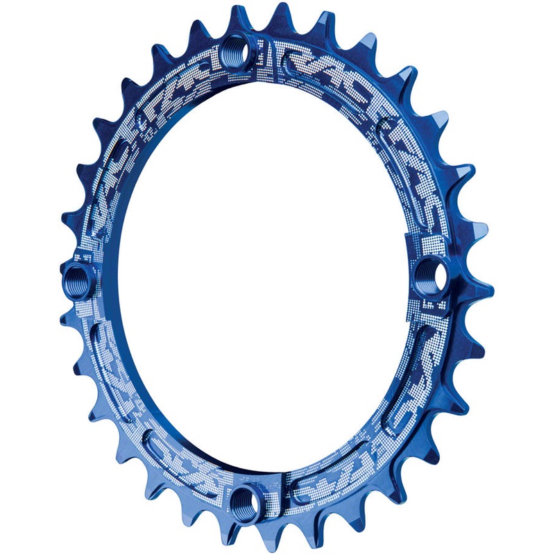 RaceFace Narrow Wide Chainring 104mm BCD 30t 9 10 11 12 Speed Compatible Blue