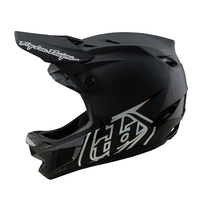 Troy Lee Designs D4 Carbon Full Face Helmet – Stealth – Black