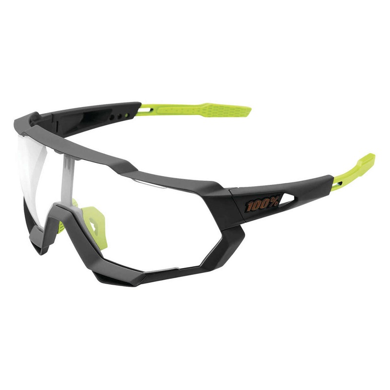 100% Speedtrap Performance Sunglasses – Soft Tact Cool Gray-Photochromic Lens