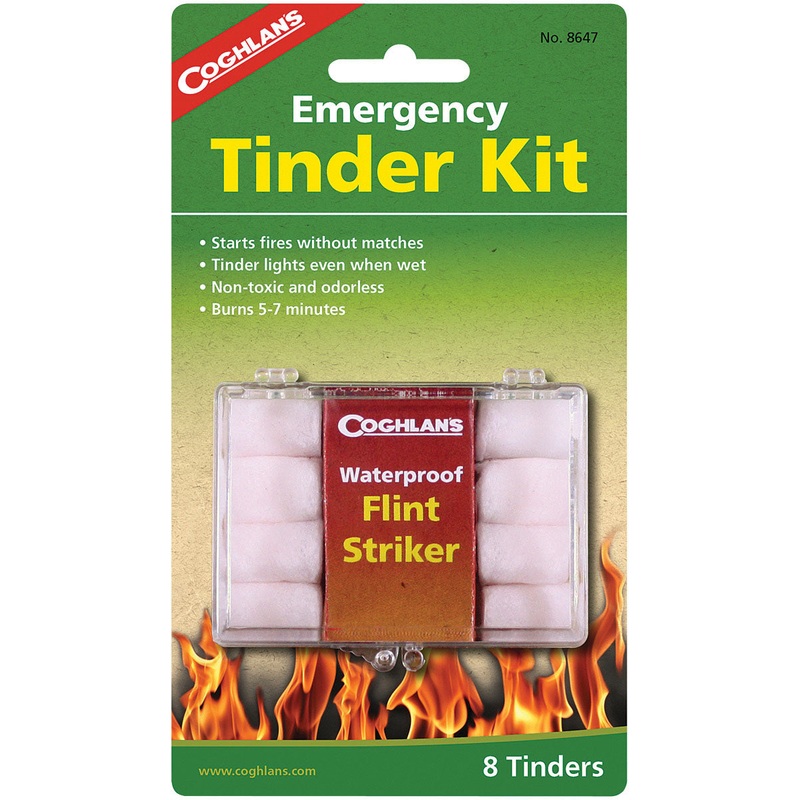Coghlans Emergency Tinder Kit: Essential Firestarters for Your Emergency Kit