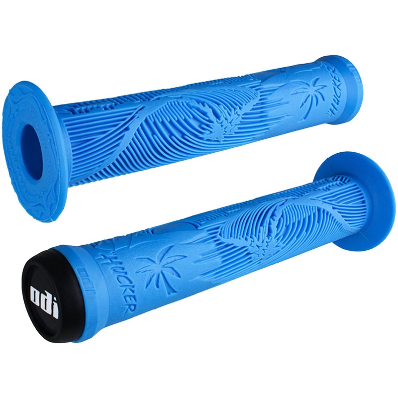 ODI Hucker Grips – Blue Flange