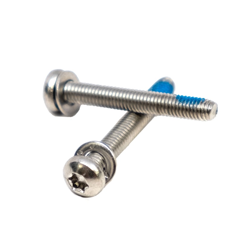 Premium stainless steel T25 flat mount brake mounting bolts  20mm to 45mm lengths, corrosion-resistant, durable, and suitable for high-performance cycling frames