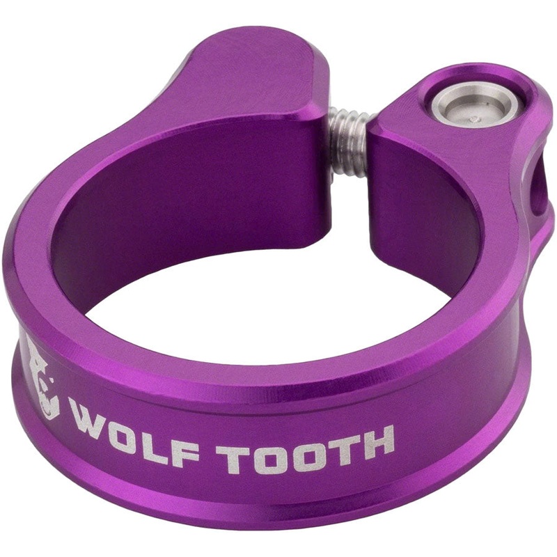 Wolf Tooth Seatpost Clamp – 36.4mm, Bolt-On, Ultraviolet Purple