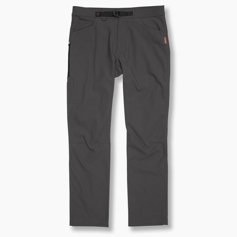 Ketl Mtn Shenanigan Hiking Pants Straight Fit 32″ Inseam – Lightweight, Stretchy, Packable, Adventure Travel Men’s Pants Grey