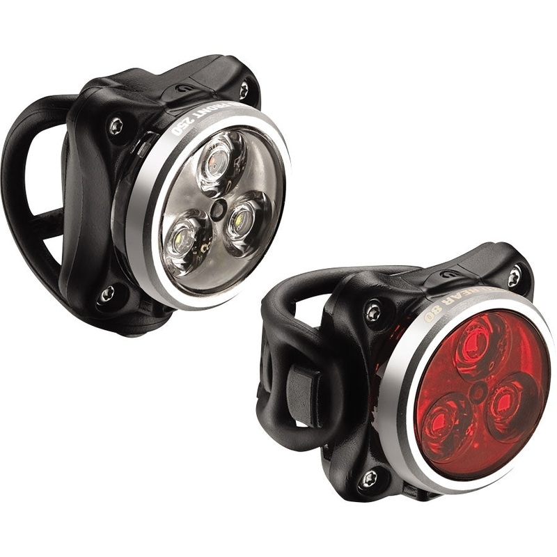 Lezyne Zecto Drive Headlight and Taillight: Polish