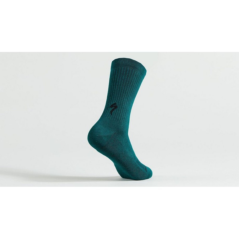 Specialized cotton tall sock tropical teal xl