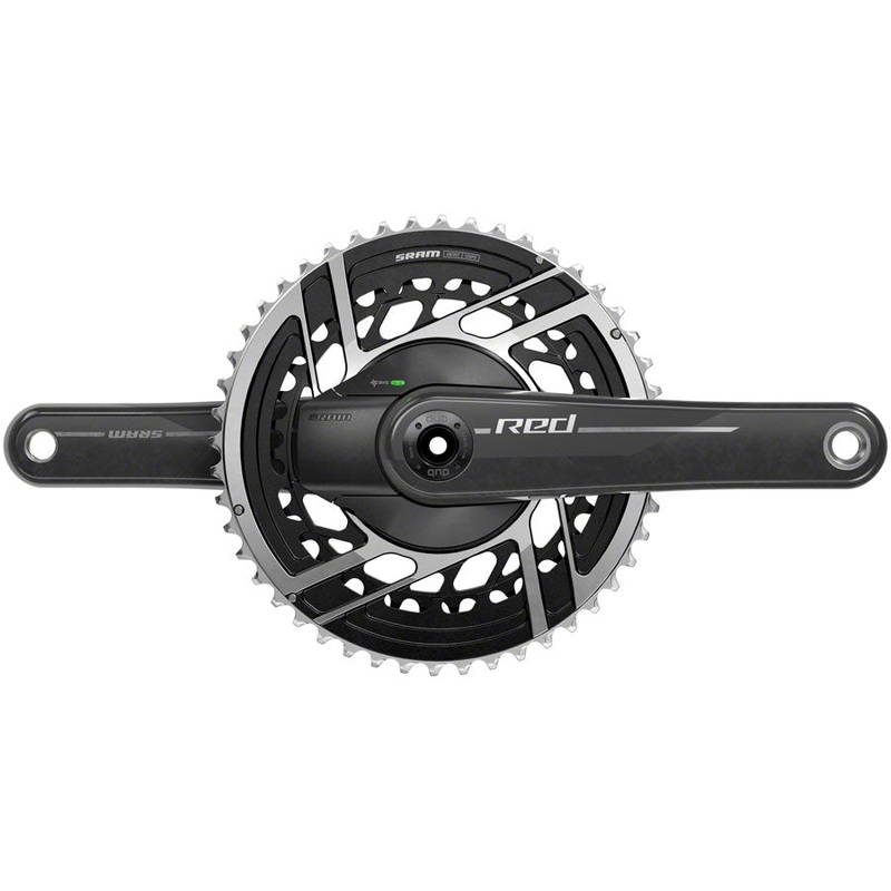 SRAM RED AXS Power Meter Crankset – 160mm, 2x 12-Speed, 48/35t, 8-Bolt Direct Mount, DUB Spindle Interface, Natural