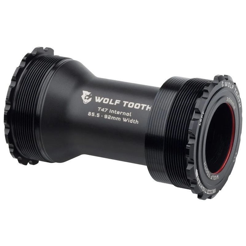 Wolf Tooth Bottom Bracket – T47 Inboard 85.5/92mm For 30mm Spindle Black