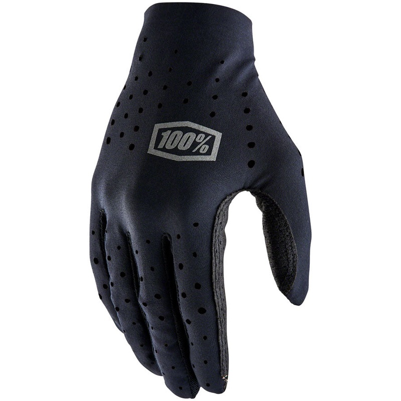 100% Sling Gloves – Black Full Finger Large