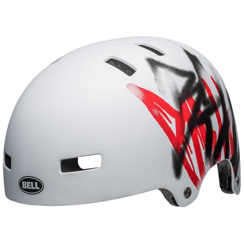 Bell Local BMX Helmet – Scribble Matt White