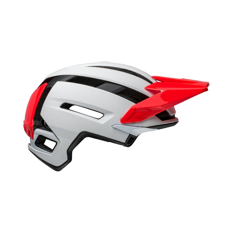 Bell Super Air Spherical MTB Helmet – Matt Gloss White-Infrared