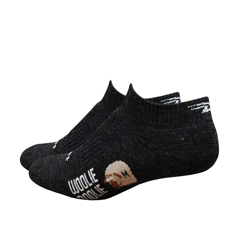 DeFeet Woolie Boolie 1″ Socks Charcoal M Pair