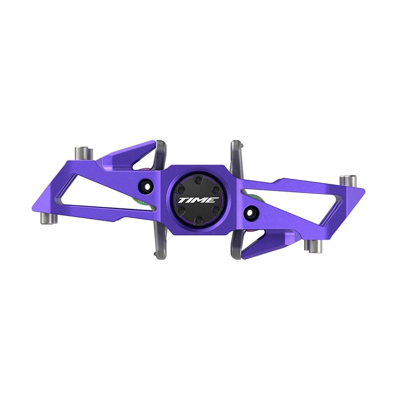 Time Speciale 10 Pedals – Dual Sided Clipless Platform Aluminum 9/16″ Purple Large B1